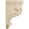 Ekena Millwork 3 3/8"W x 6 1/2"D x 10 1/2"H Boston Traditional Scroll Corbel, Rubberwood COR03X06X10TSRW - alternate 3